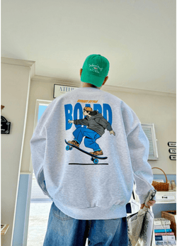 BOARD SWEATSHIRTS ( 2 COLORS )