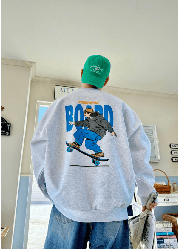 BOARD SWEATSHIRTS ( 2 COLORS )