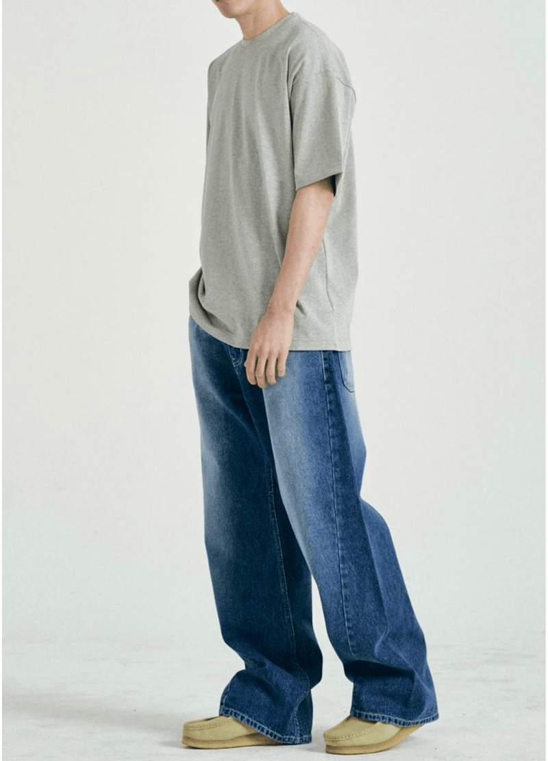 TWISTED BAGGY JEANS ( 2 COLORS )