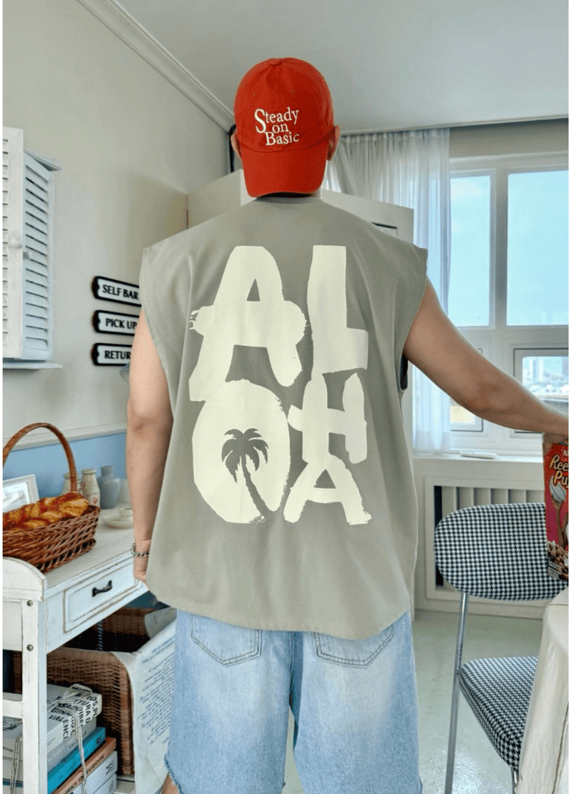 ALOHA SLEEVELESS ( 3 COLORS )