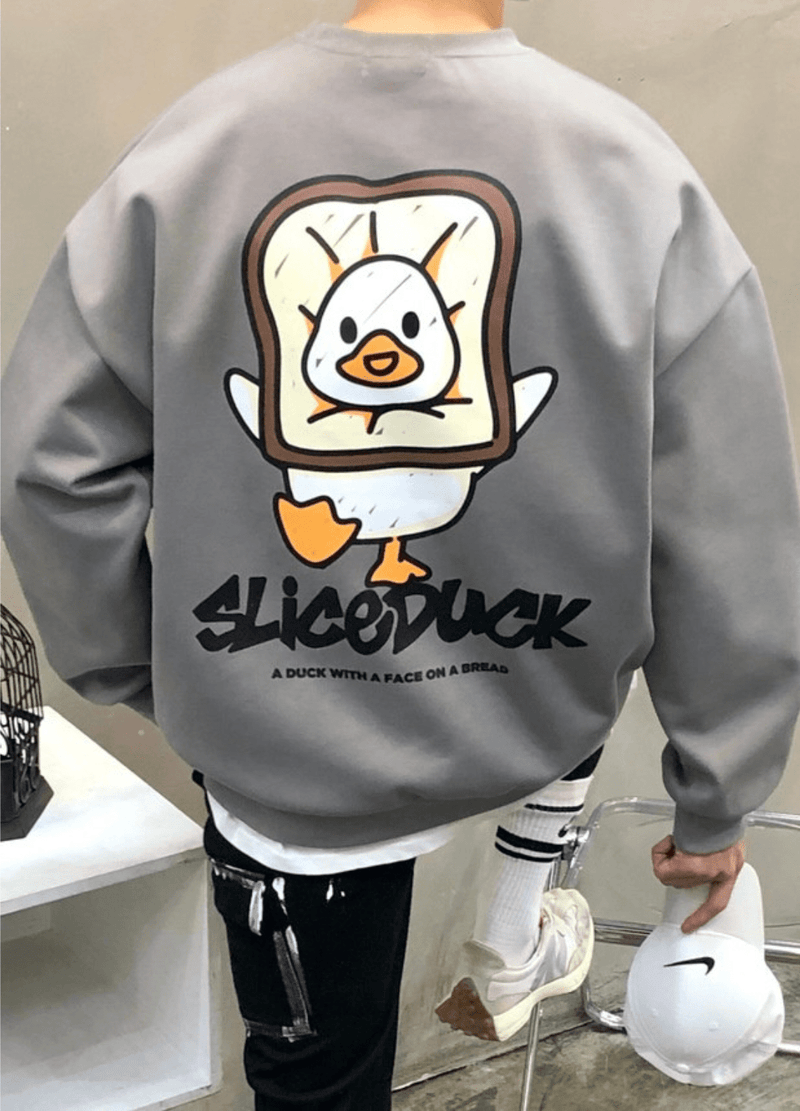 DUCK SWEATSHIRT ( 2 COLORS )