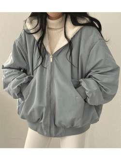 REVERSIBLE FUR JACKET ( 2 COLORS )