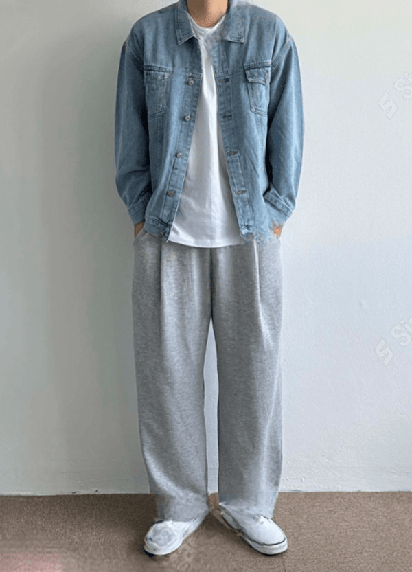 DENIM WASHING JACKET ( 2 COLORS )