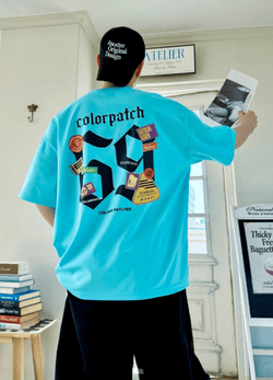 COLOR PATCH T-SHIRTS ( 3 COLORS )