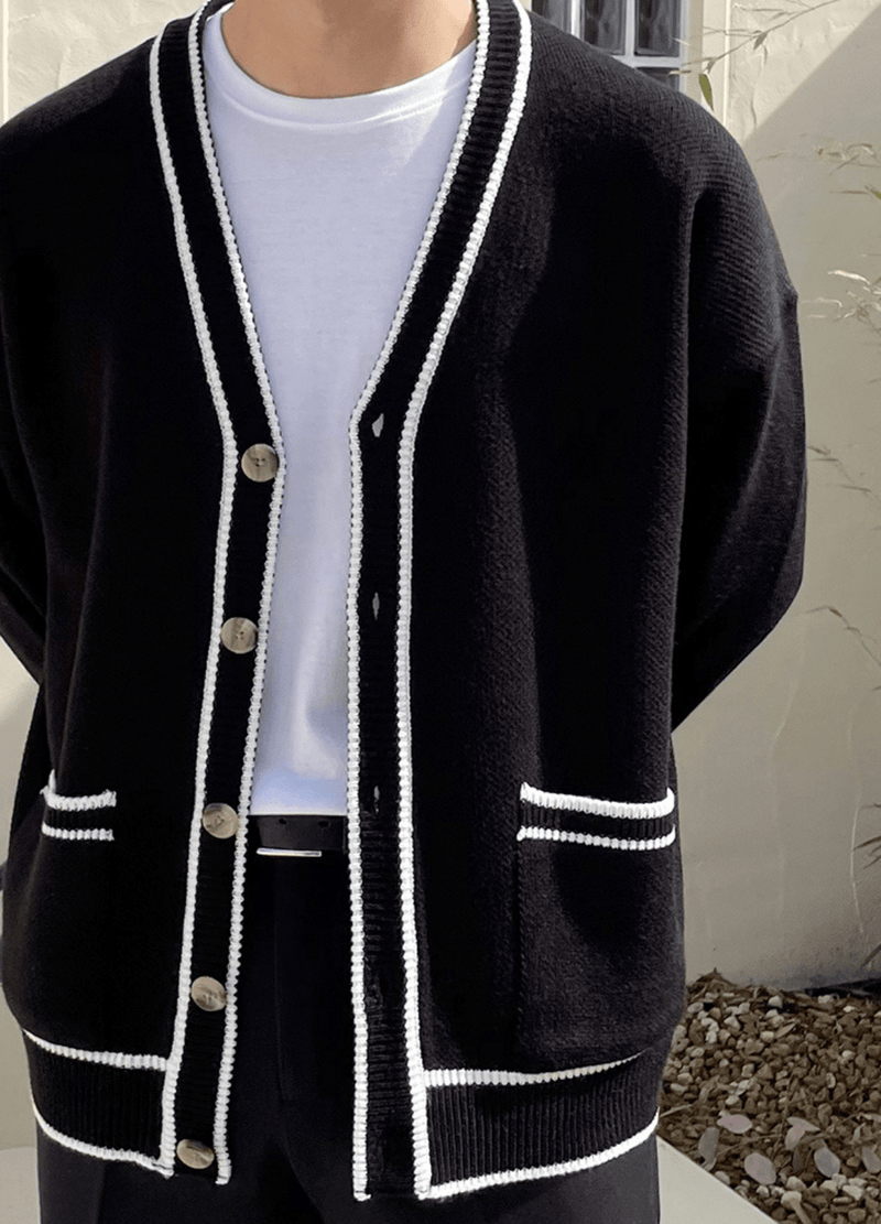 POINT COLOR CARDIGAN