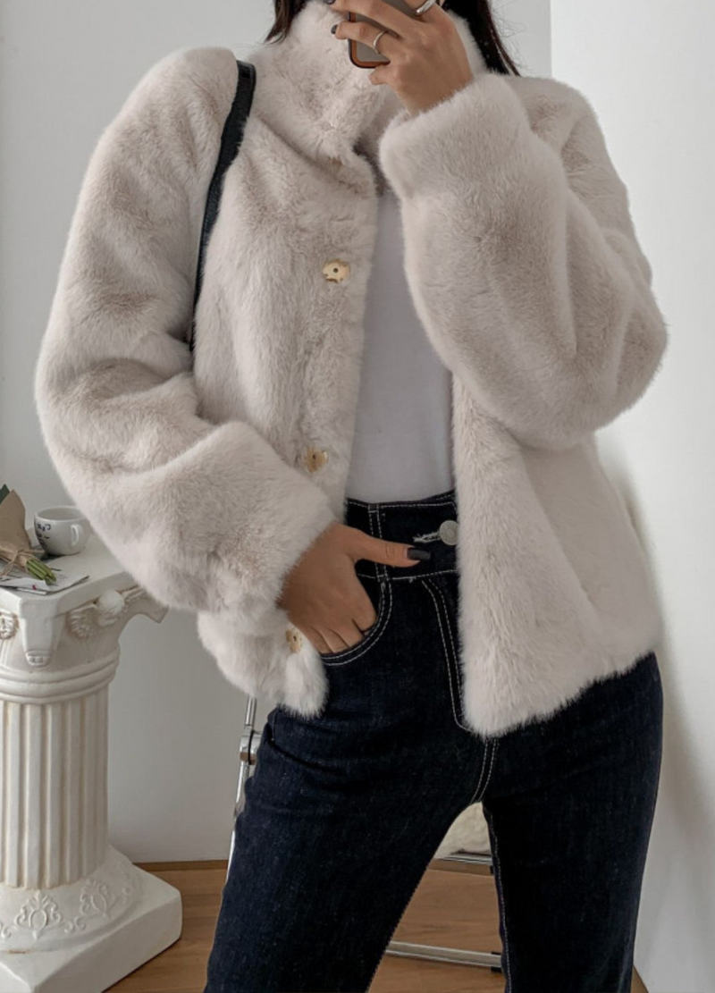 HIGHNECK FUR JACKET