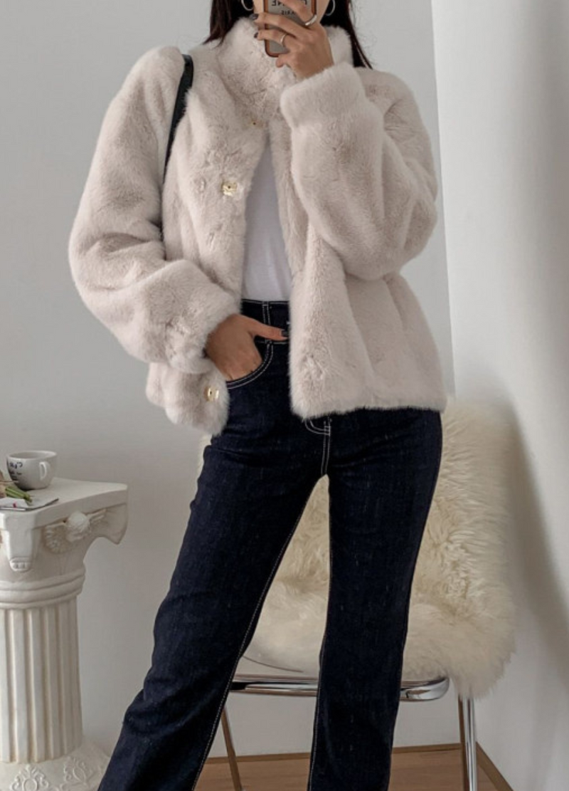 HIGHNECK FUR JACKET