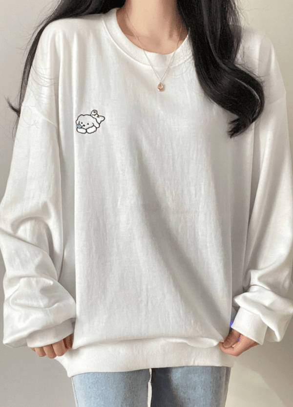 SLEEPING DOG SWEATSHIRT ( 2 COLORS )