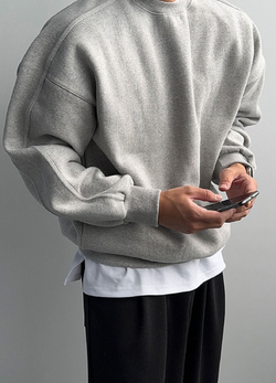 LINE OVERFIT SWEATSHIRT ( 3 COLORS )