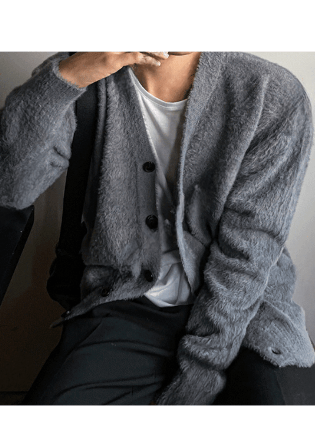 【IONSEOUL】Por Angora V-neck Cardigan 5FM0163 4884f454-8b87-4b98-aaa3-