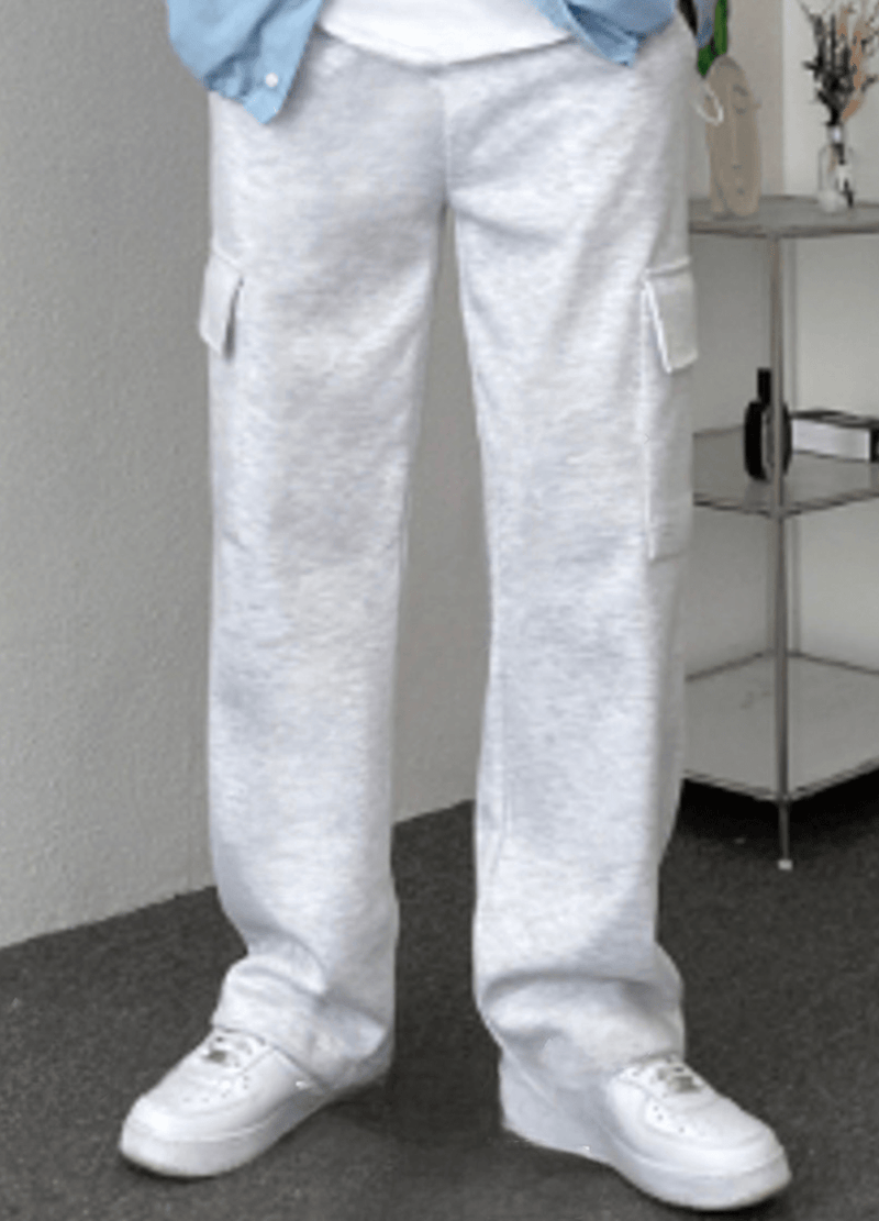 WIDE STRING CARGO PANTS ( 2 COLORS )