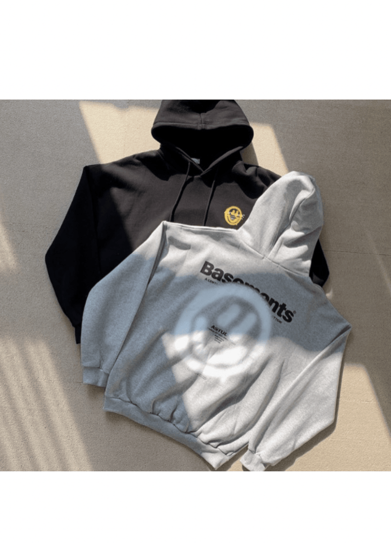 BASEMENTS FLEECE-LINED HOODIE ( 2 COLORS )