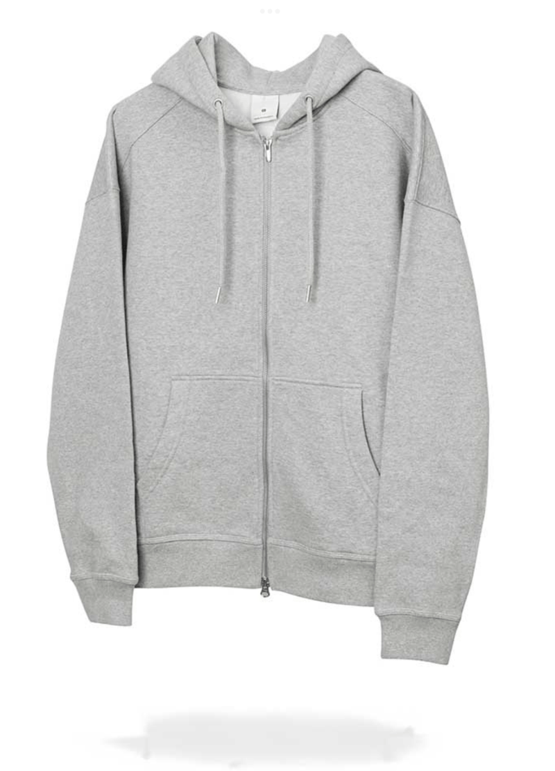 PREMIUM LINE - SUPIMA OVERSIZED FLEECED HOODIE ZIP-UP ( 2 COLORS )