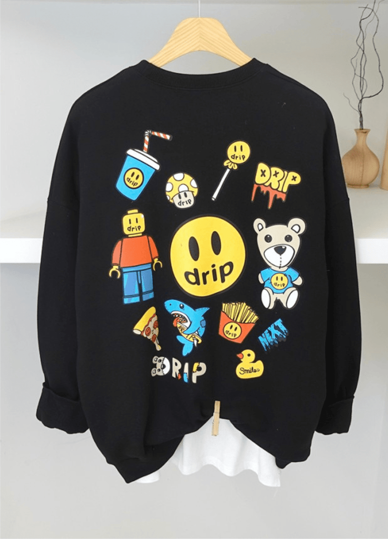 DRIP SWEATSHIRTS ( 2 COLORS )