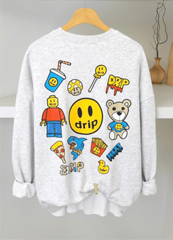 DRIP SWEATSHIRTS ( 2 COLORS )