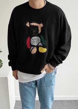 COLORING BEAR SWEATSHIRT ( 2 COLORS )