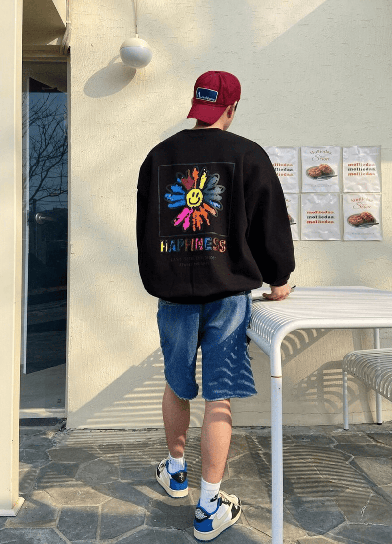 HAPPINESS SWEATSHIRT ( 2 COLORS )