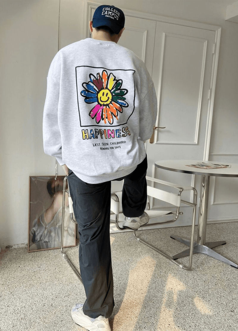 HAPPINESS SWEATSHIRT ( 2 COLORS )