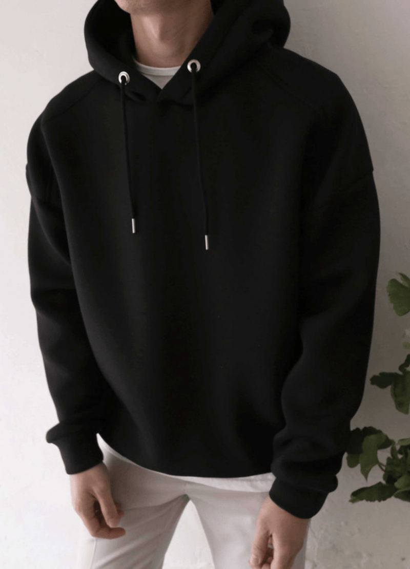 MINIMAL LOOK HOODIES  ( 3 COLORS )