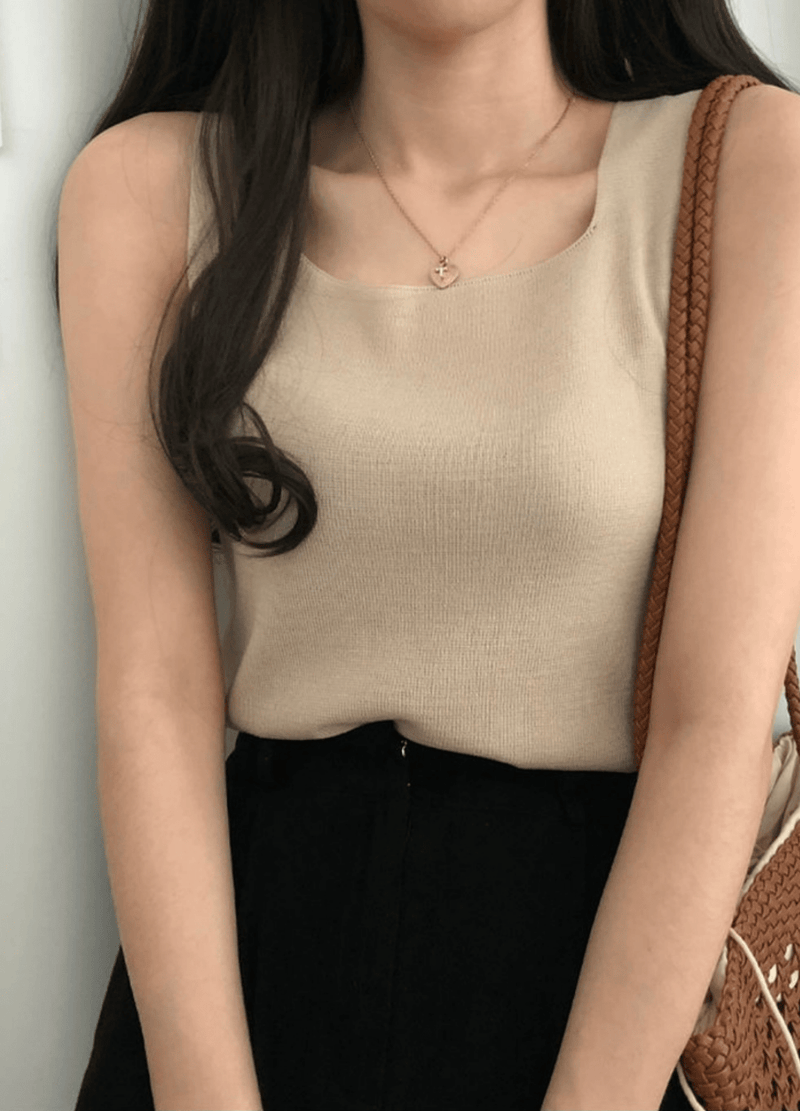 COOL KNIT SLEEVELESS ( 3 COLORS )