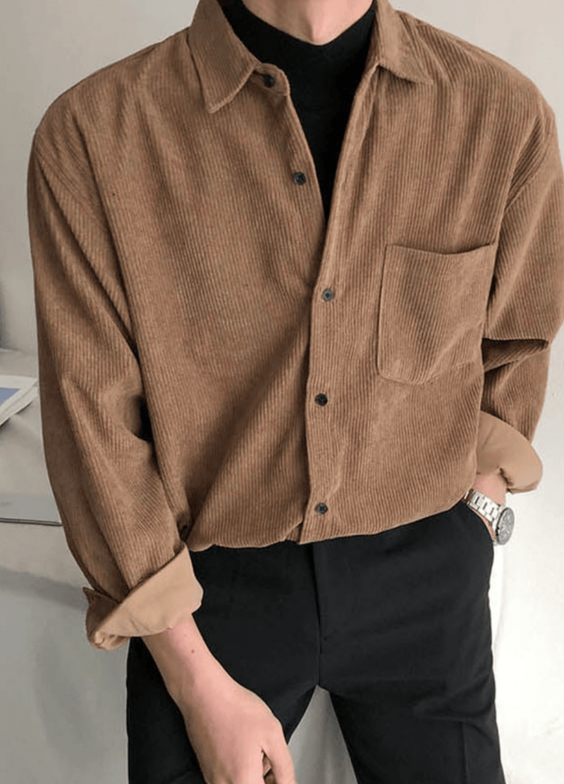 GOLDEN CODUROY SHIRT ( 2 colors )#O