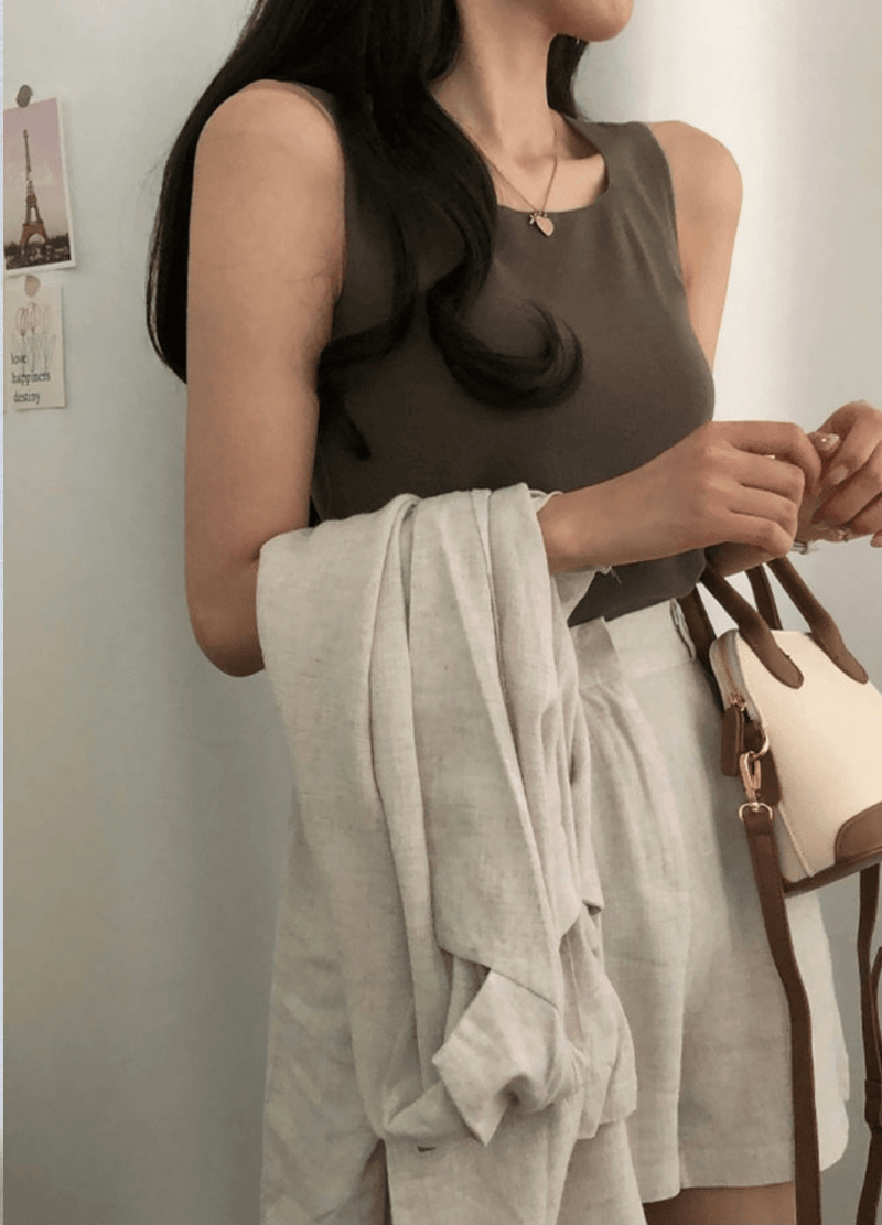 COOL KNIT SLEEVELESS ( 3 COLORS )