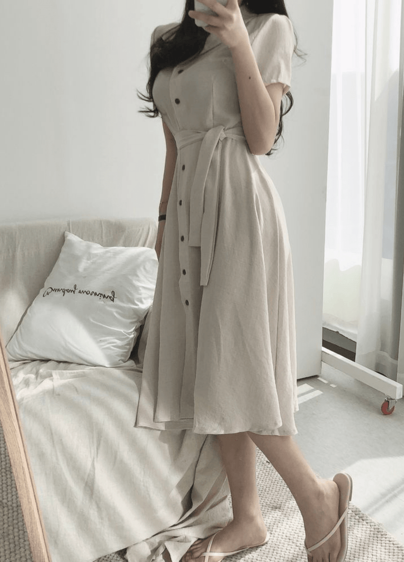 LOVELY SUMMER LONG DRESS ( 2 COLORS ) #O