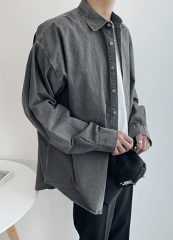 OVERSIZED PIGMENTS DYED SHIRTS ( 2 colors ) #0