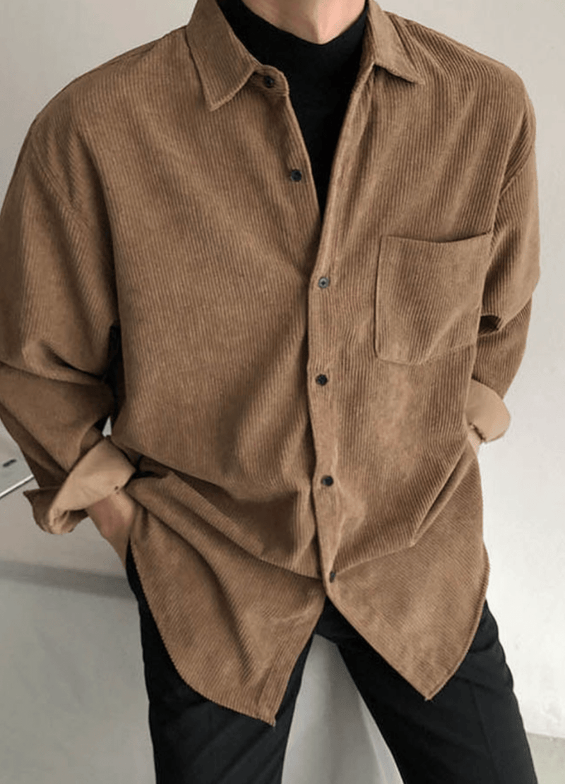 GOLDEN CODUROY SHIRT ( 2 colors )#O