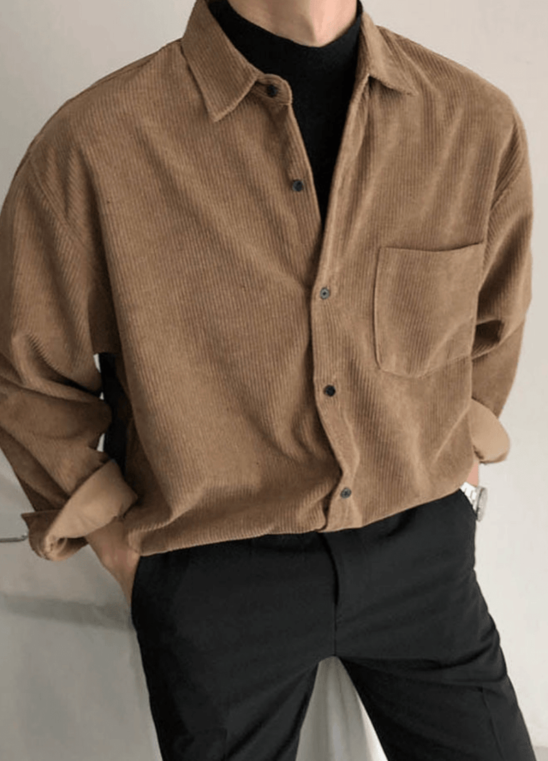 GOLDEN CODUROY SHIRT ( 2 colors )#O