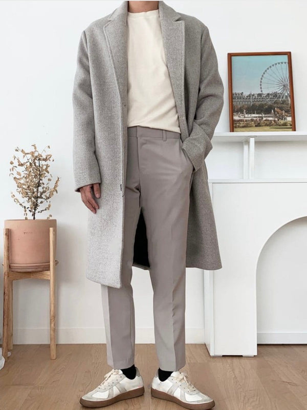 PREMIUM WOOL SINGLE COAT ( 3 colors )