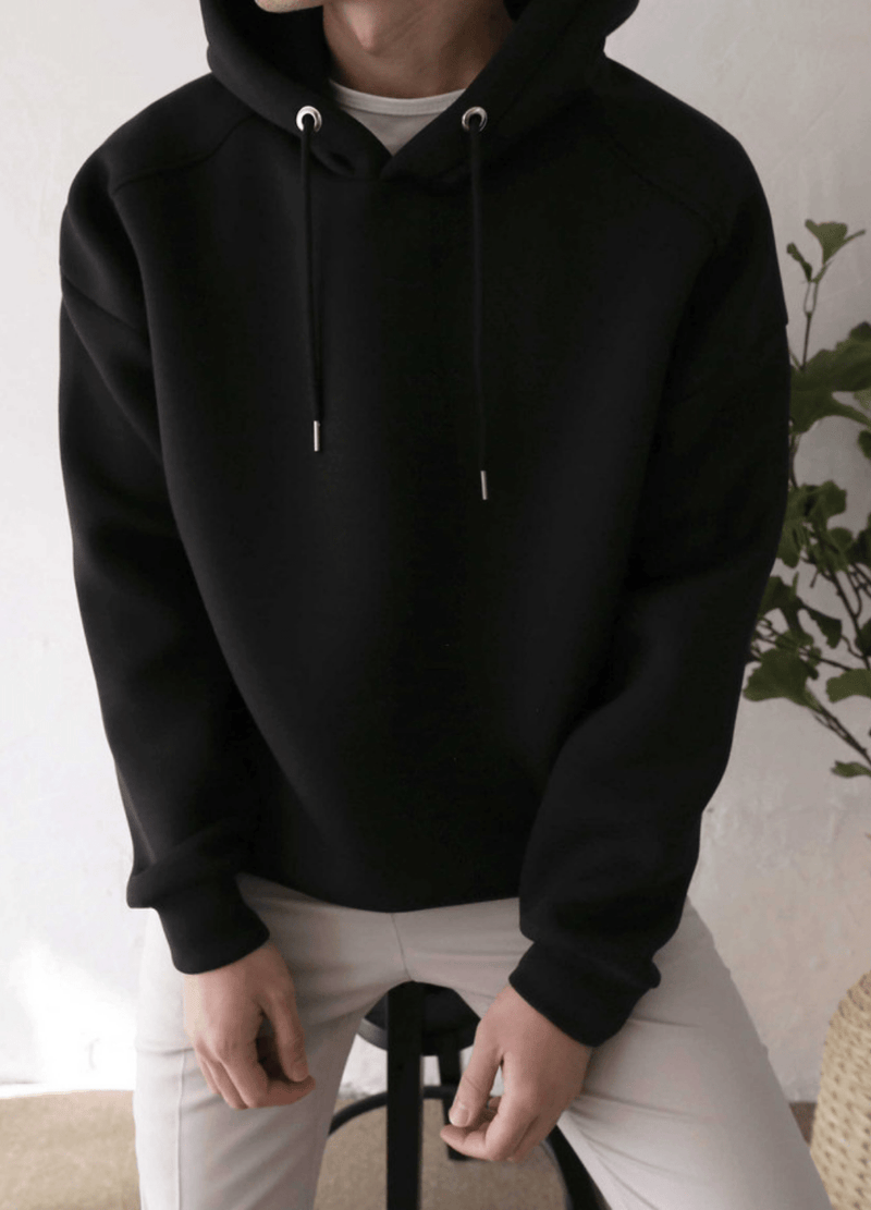 MINIMAL LOOK HOODIES  ( 3 COLORS )