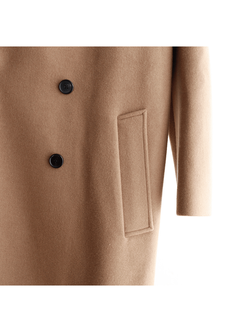 WOOL DOUBLE OVER COAT #O