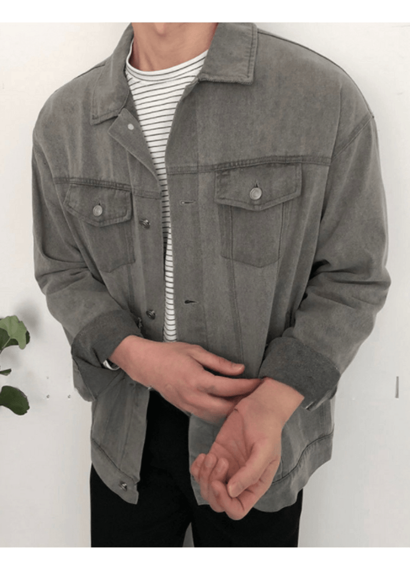 PIGMENT DOUBLE TRUCKER JACKET ( 2 COLORS )