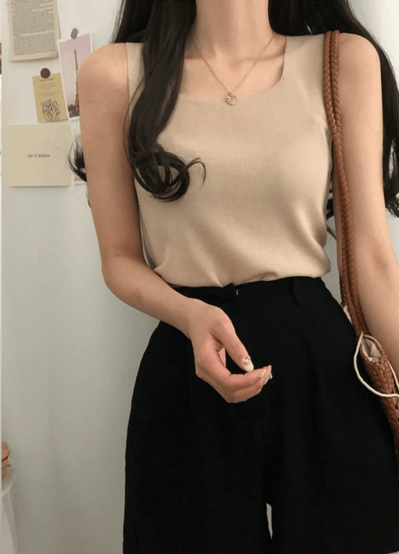 COOL KNIT SLEEVELESS ( 3 COLORS )