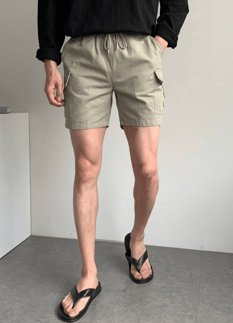 CARGO BANDING SHORTS ( 2 COLORS )