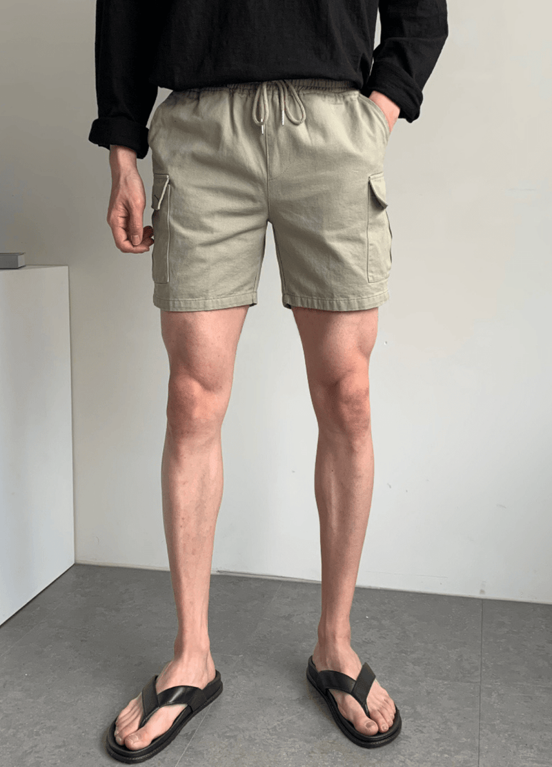 CARGO BANDING SHORTS ( 2 COLORS )