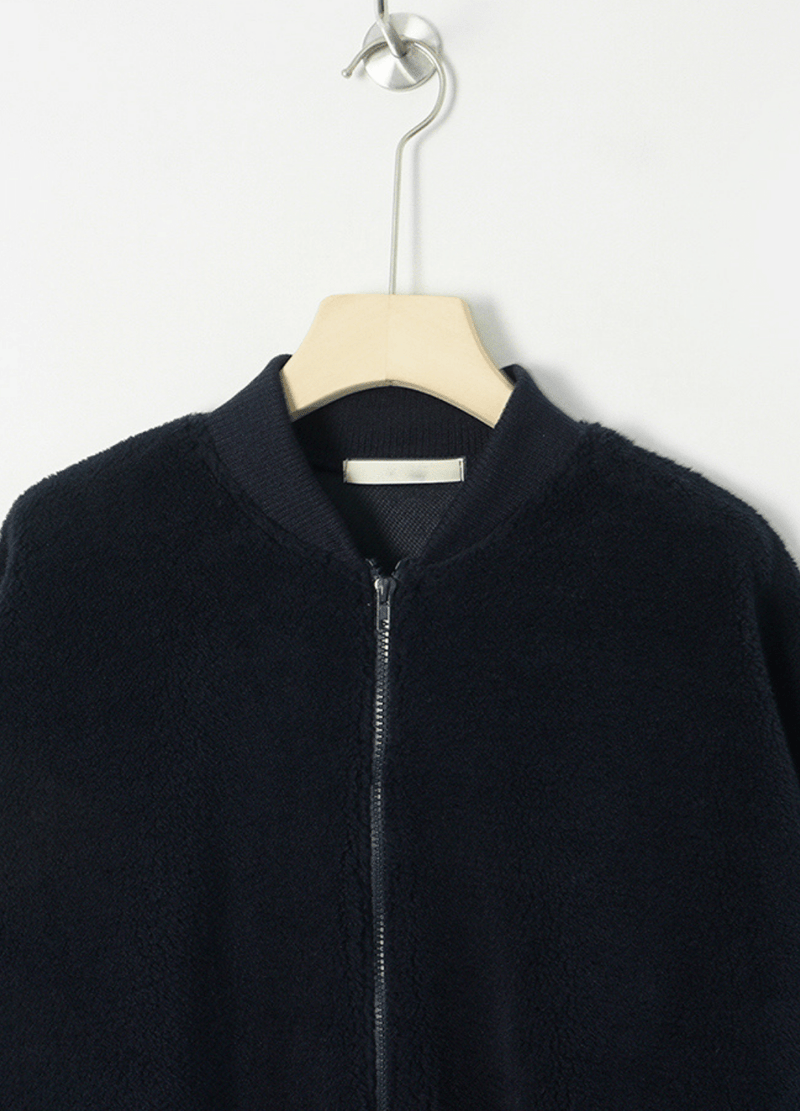 SIMPLE OVERSIZED FLEECED JACKET