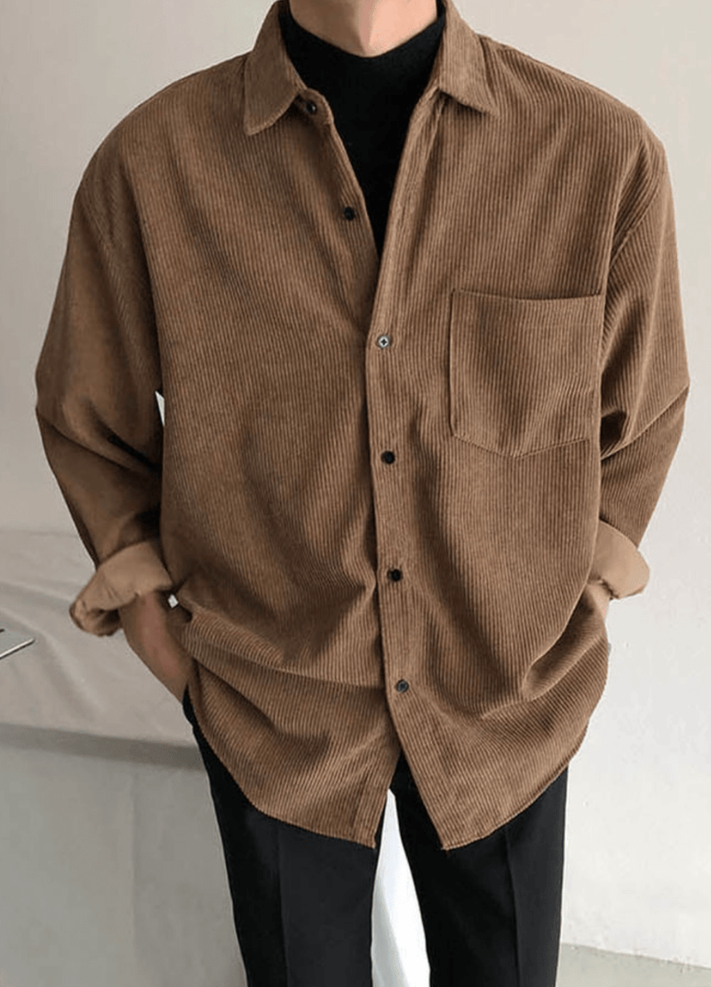 GOLDEN CODUROY SHIRT ( 2 colors )#O