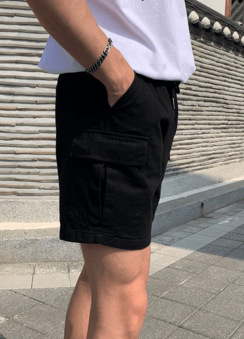 CARGO BANDING SHORTS ( 2 COLORS )