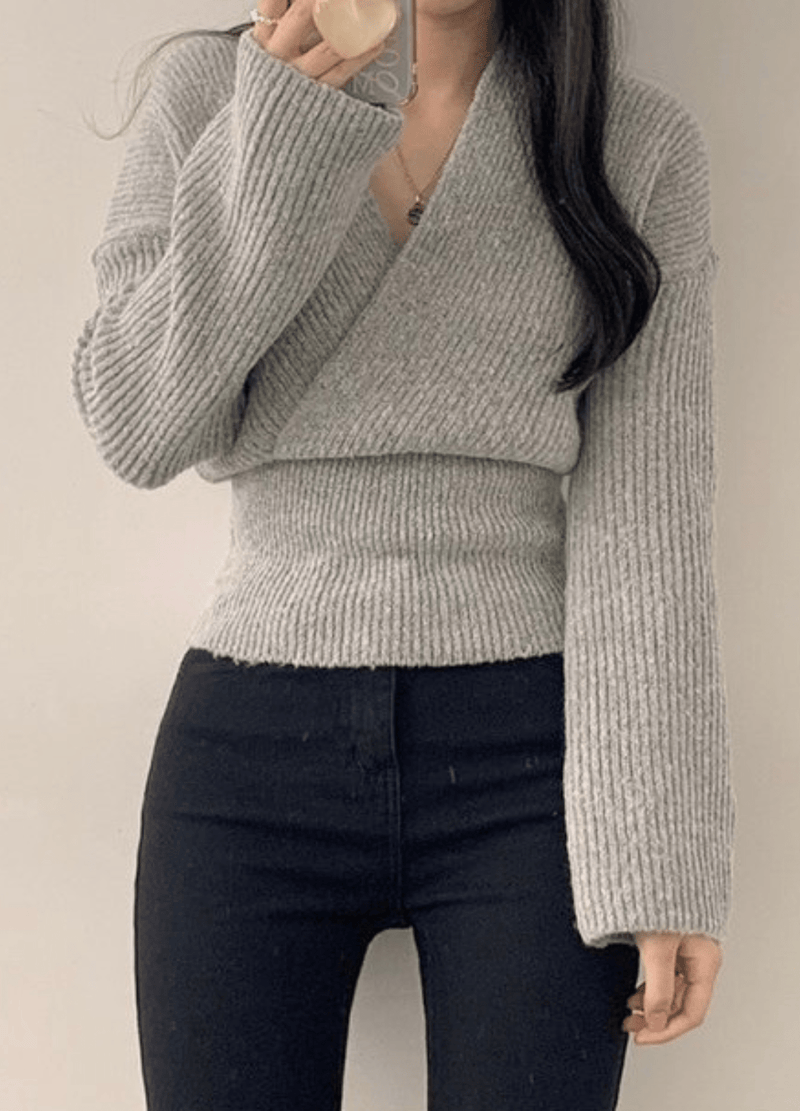 DIAGONAL SWEATER ( 3 COLORS )