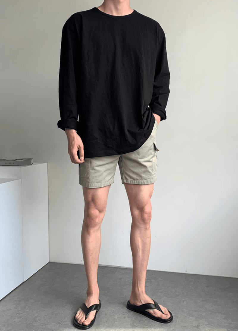 CARGO BANDING SHORTS ( 2 COLORS )