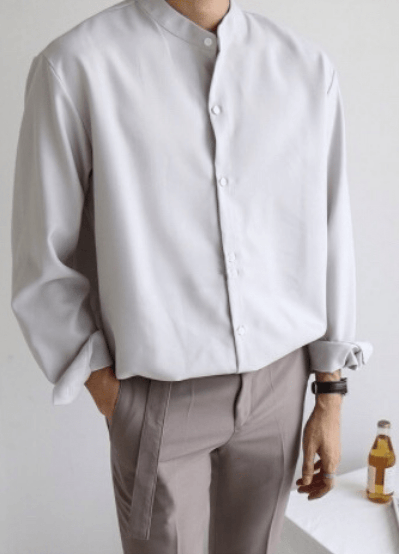 HENRY NECK SHIRT ( 4 colors ) #O