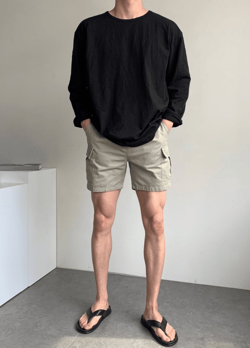 CARGO BANDING SHORTS ( 2 COLORS )