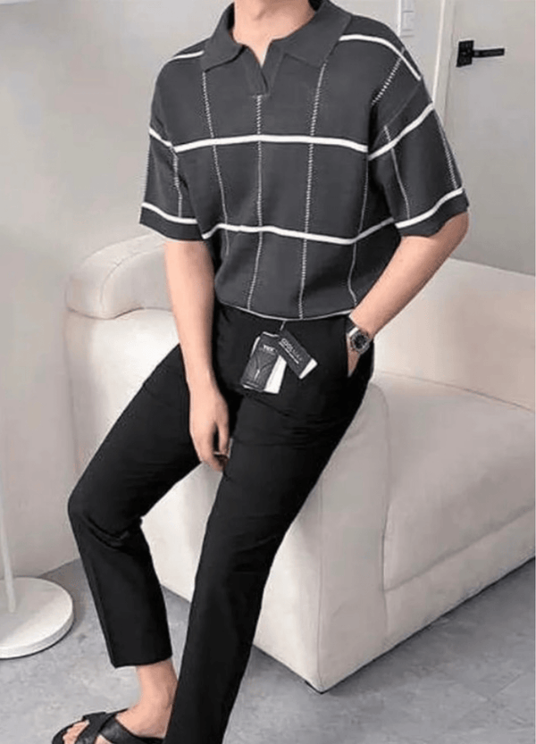 ZIG CARA OPEN COLLAR KNIT ( 3 COLORS )