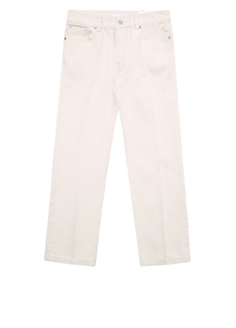 NATURAL CREAM DENIM #O