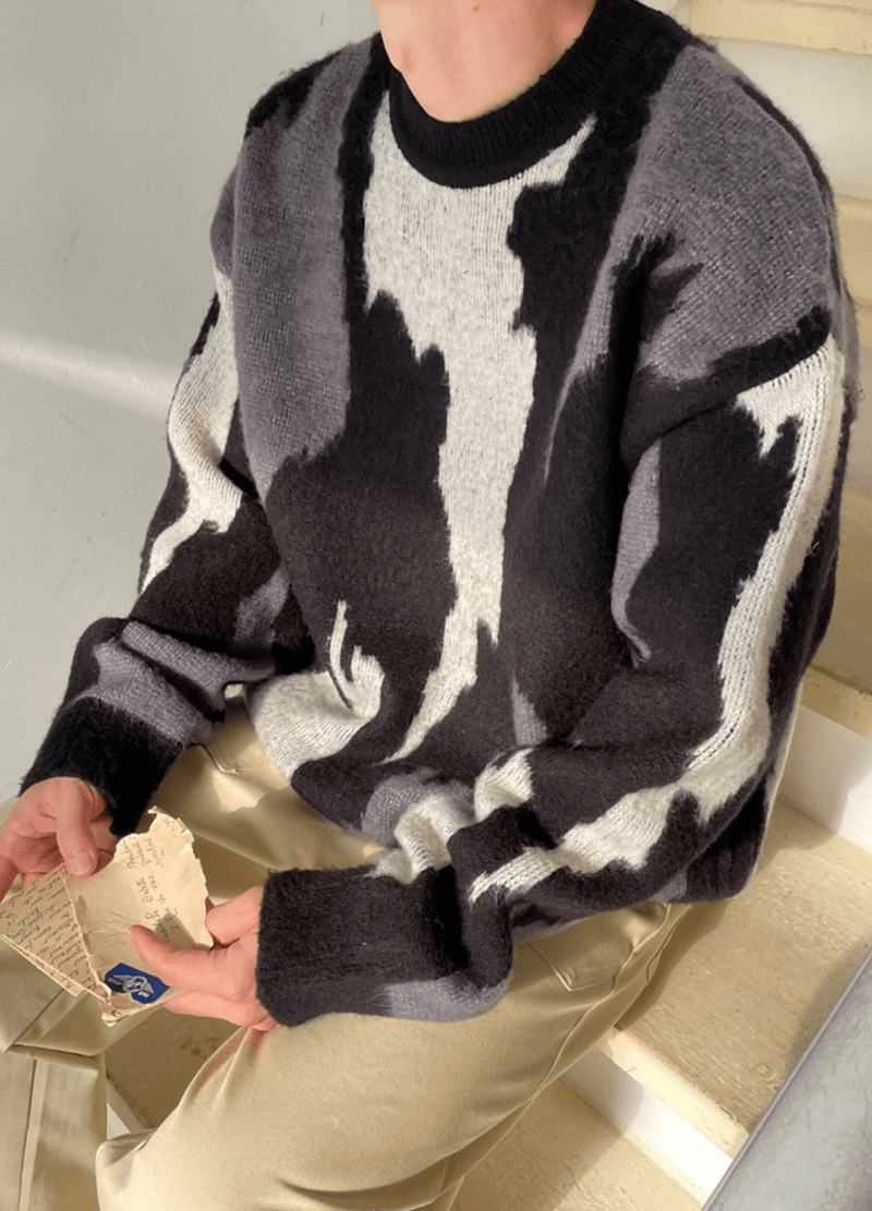 CAMOUFLAGE SWEATER ( 2colors ) #O