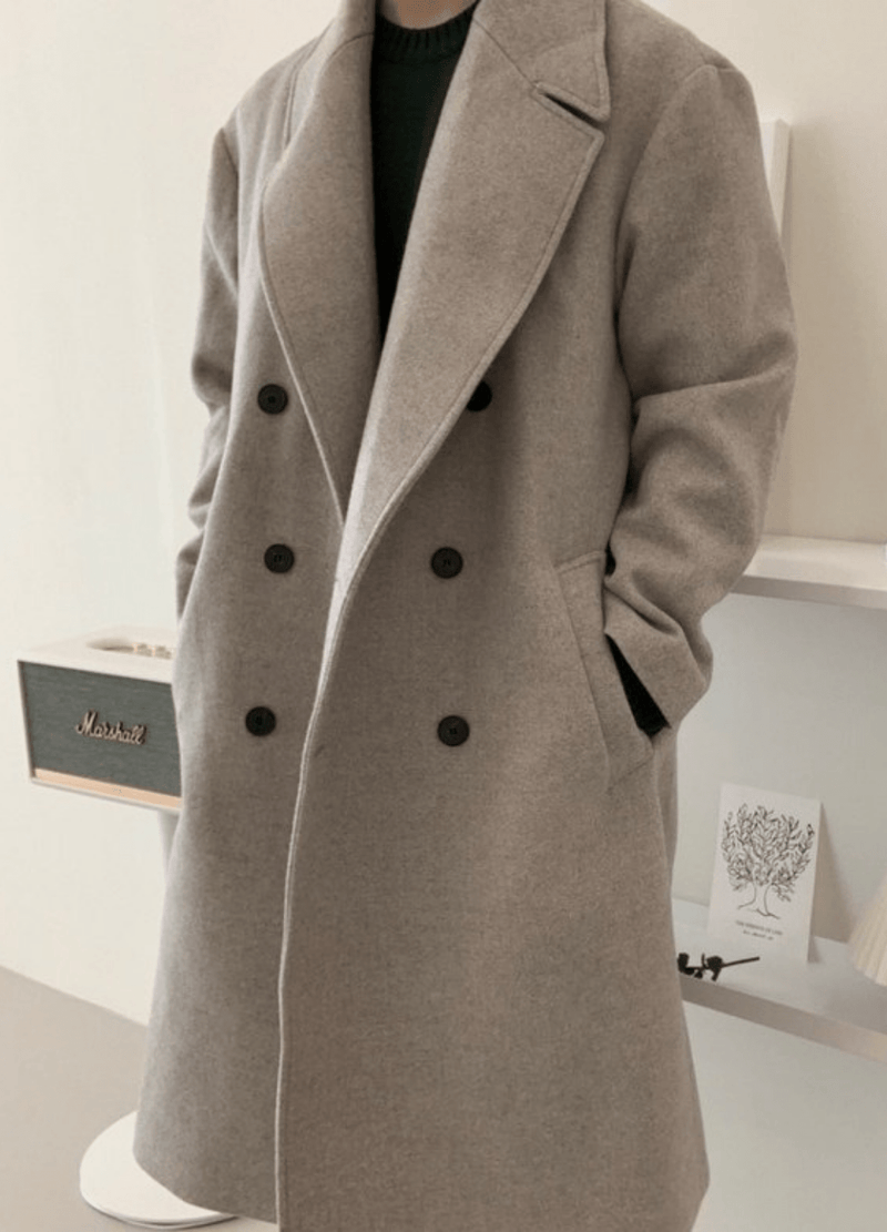 WOOL DOUBLE COAT