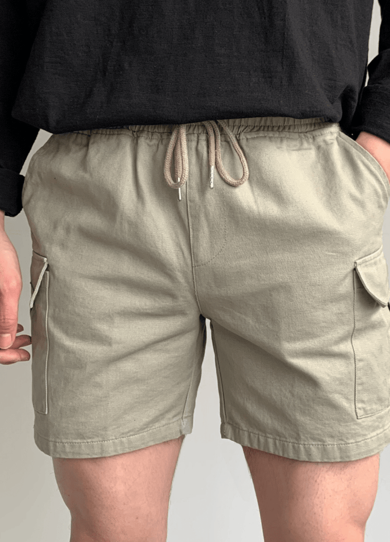 CARGO BANDING SHORTS ( 2 COLORS )