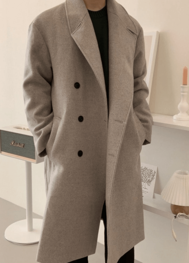 WOOL DOUBLE COAT